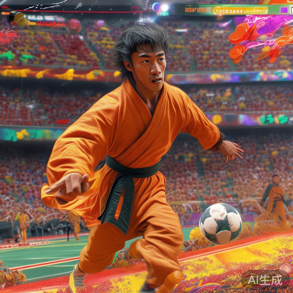 少林足球作为一部经典的体育喜剧题材电影，结合了武术